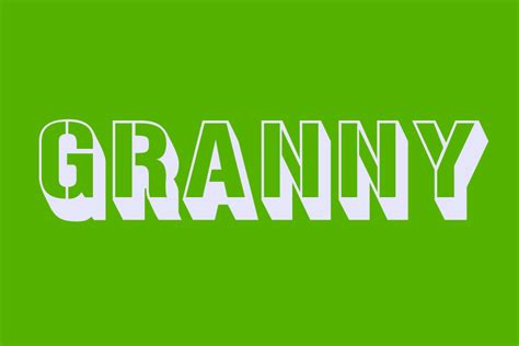 granny german|granny translation in German .